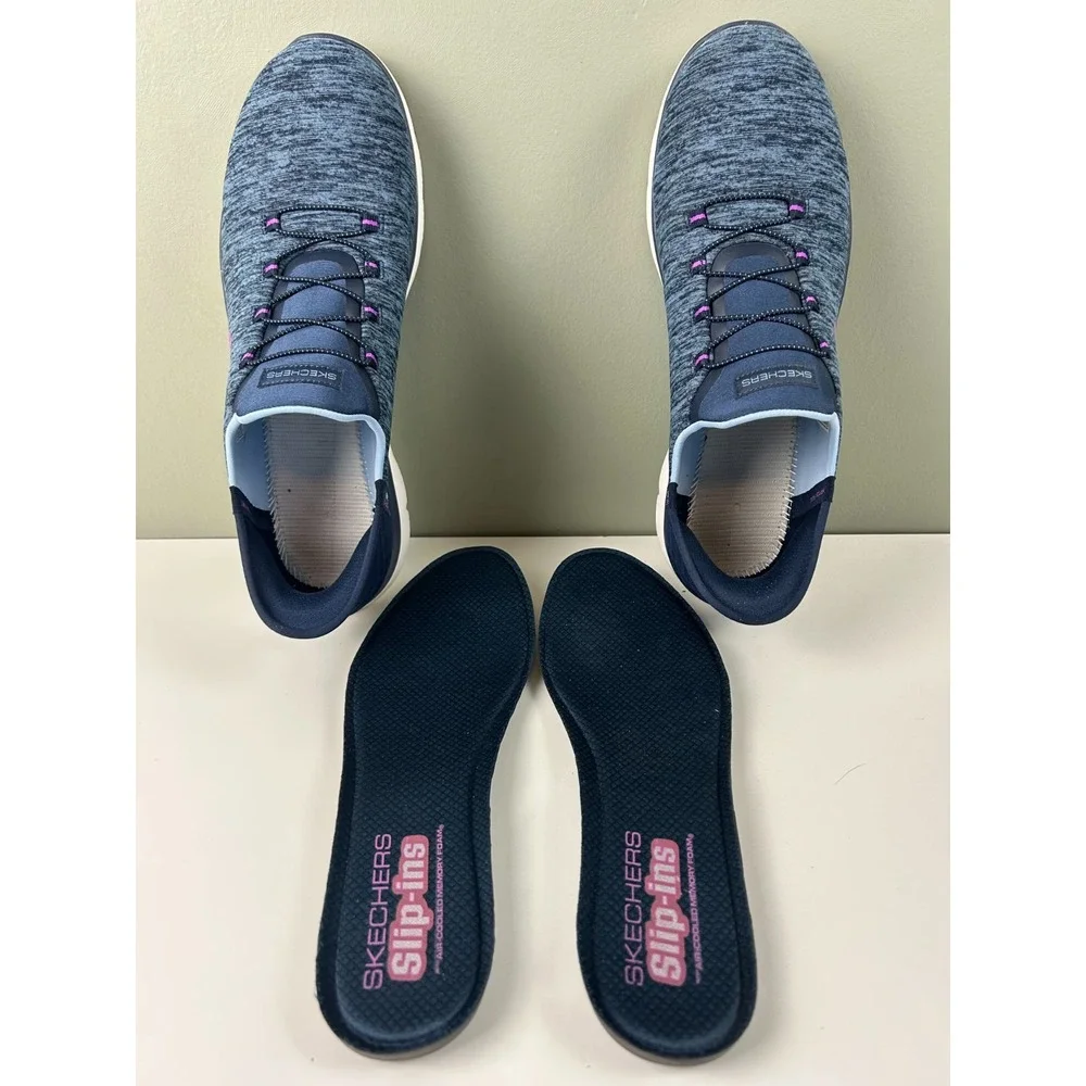 Skechers Women's Summits - Dazzling Haze Slip-Ins 149937 Navy Purple